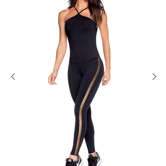 Black Sport jumpsuit. - Picture 1 of 5